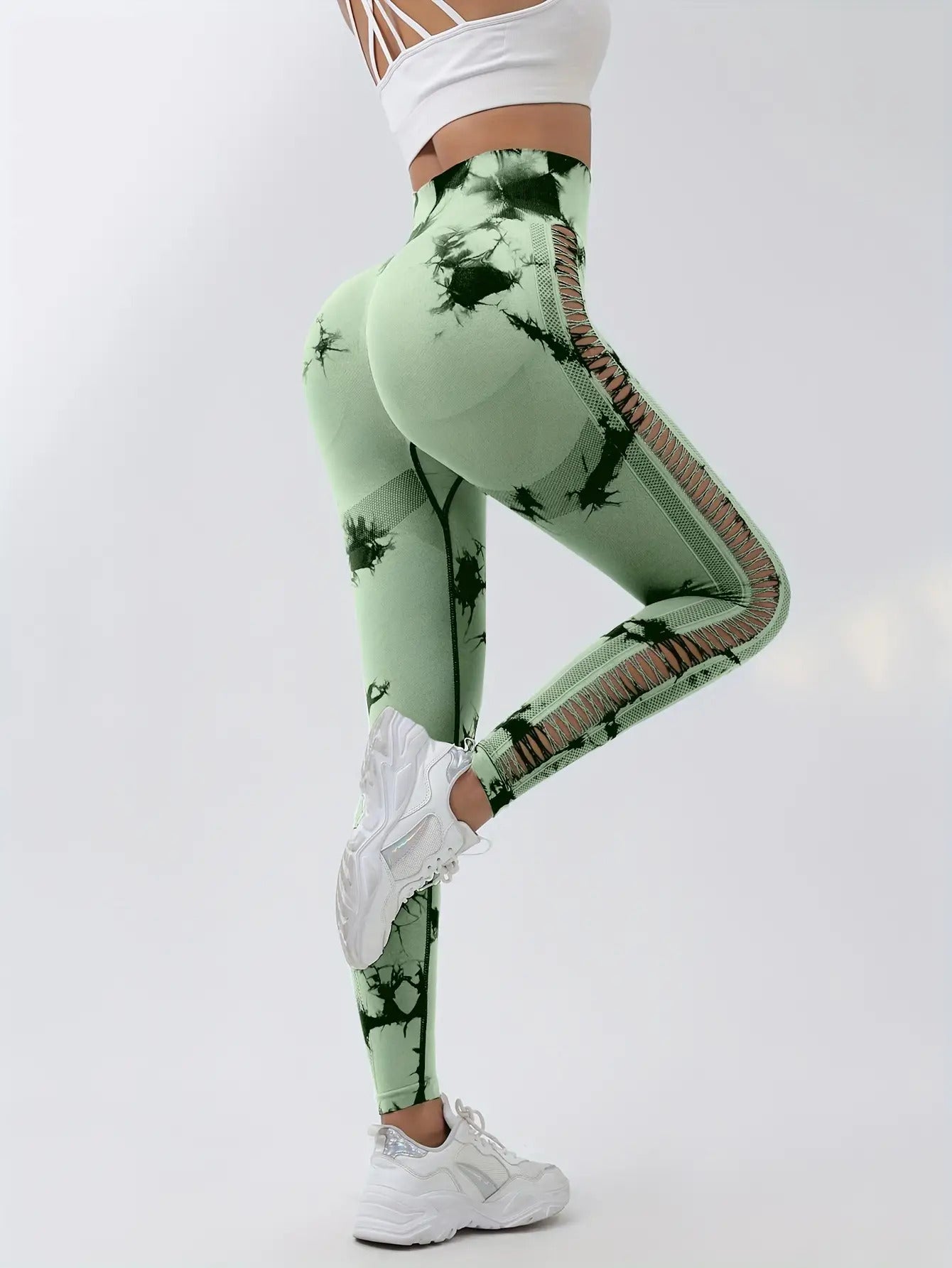 2pcs Women's High Waist Abdominal Control Yoga Pants