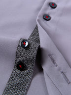 Men's Stylish  Long Sleeve Button-Up Shirt