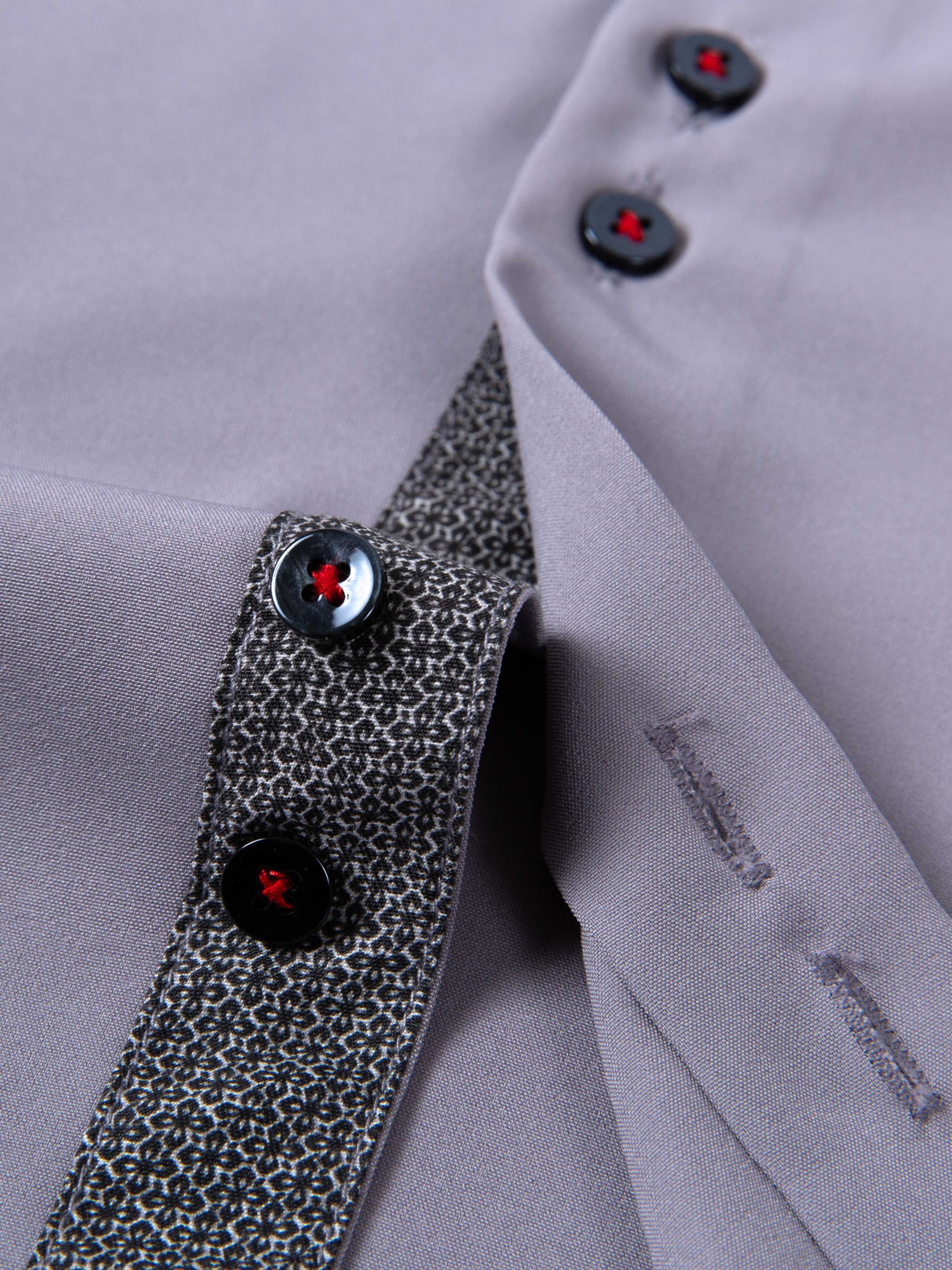 Men's Stylish  Long Sleeve Button-Up Shirt