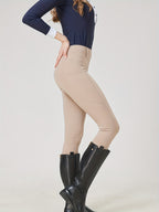 Professional Full Silicone Tight High Elastic Slim Equestrian Pants