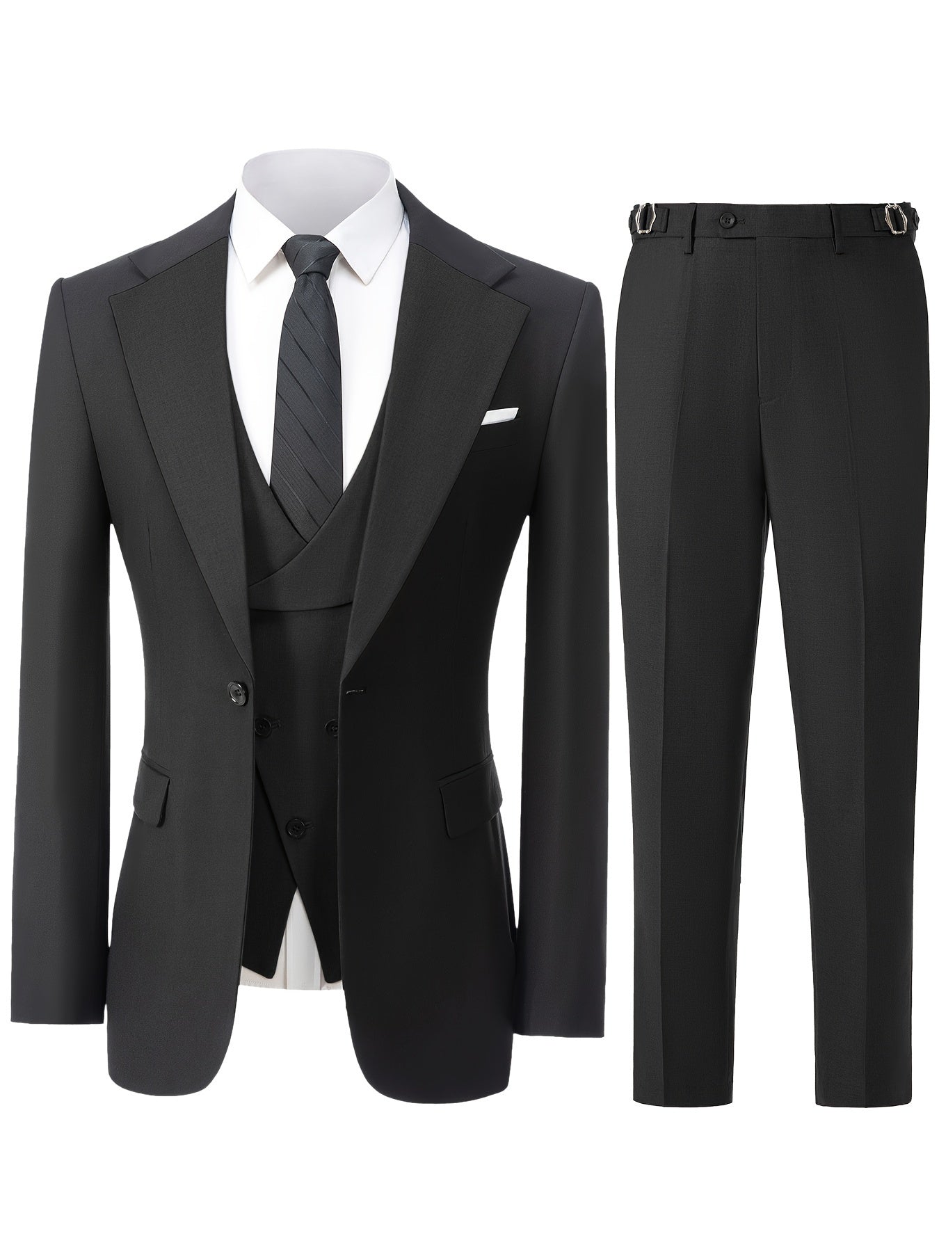 Men's 3pcs Suit for Groom And Best Man