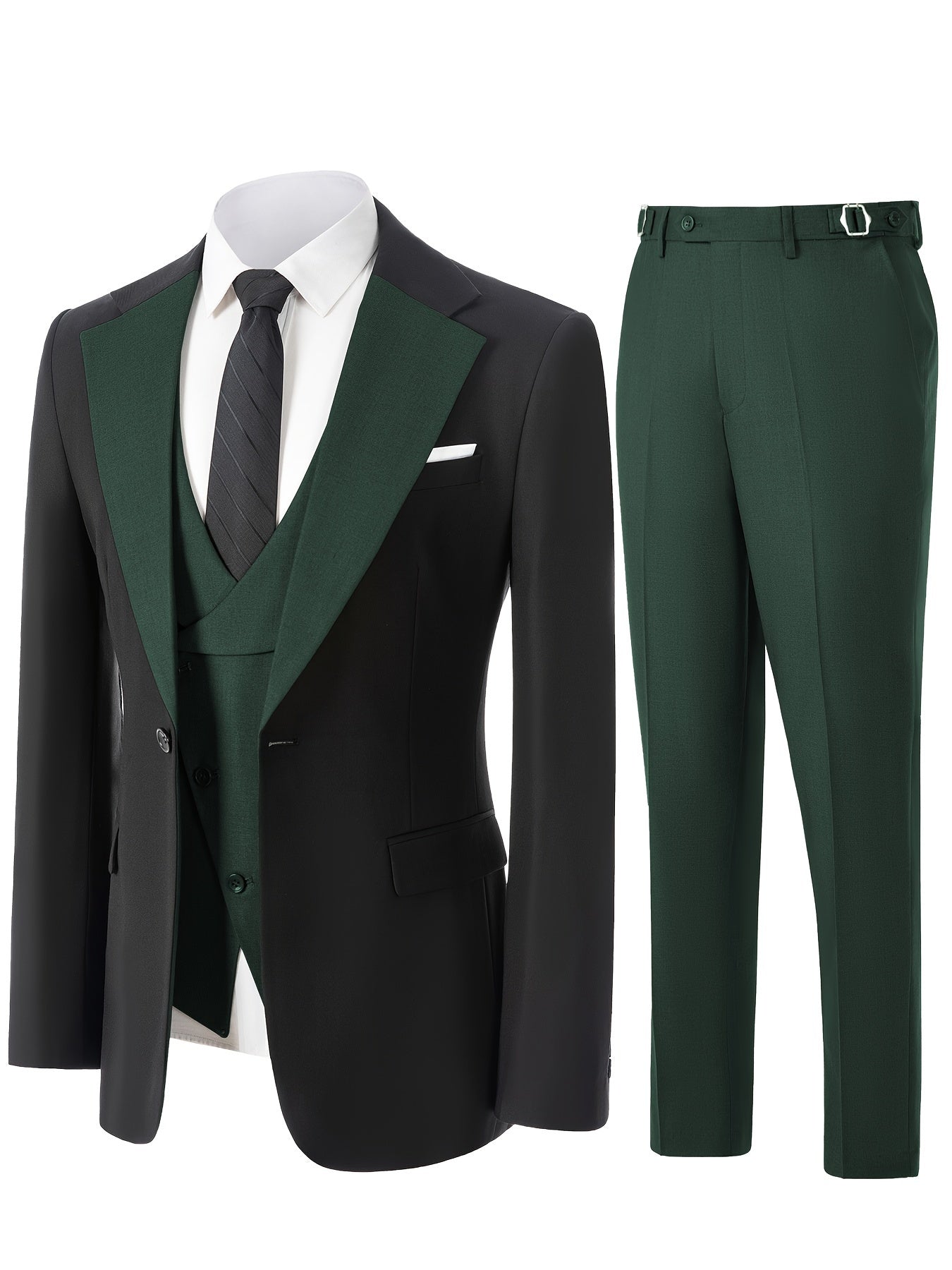 Men's 3pcs Suit for Groom And Best Man