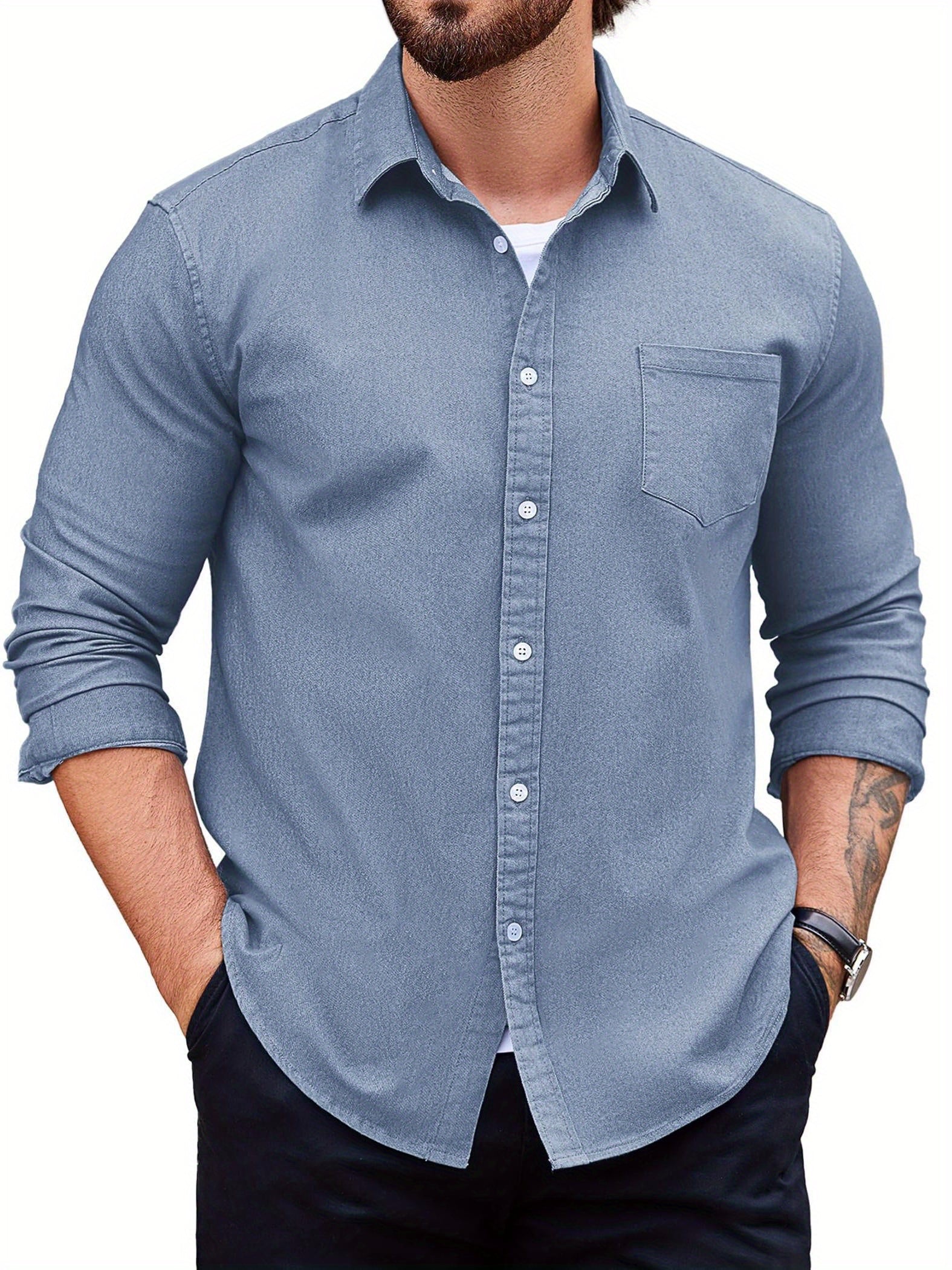 Men's Denim Shirt