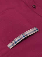 Men's Fashion Color Block Long Sleeve Casual Shirt