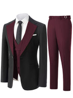 Men's 3pcs Suit for Groom And Best Man