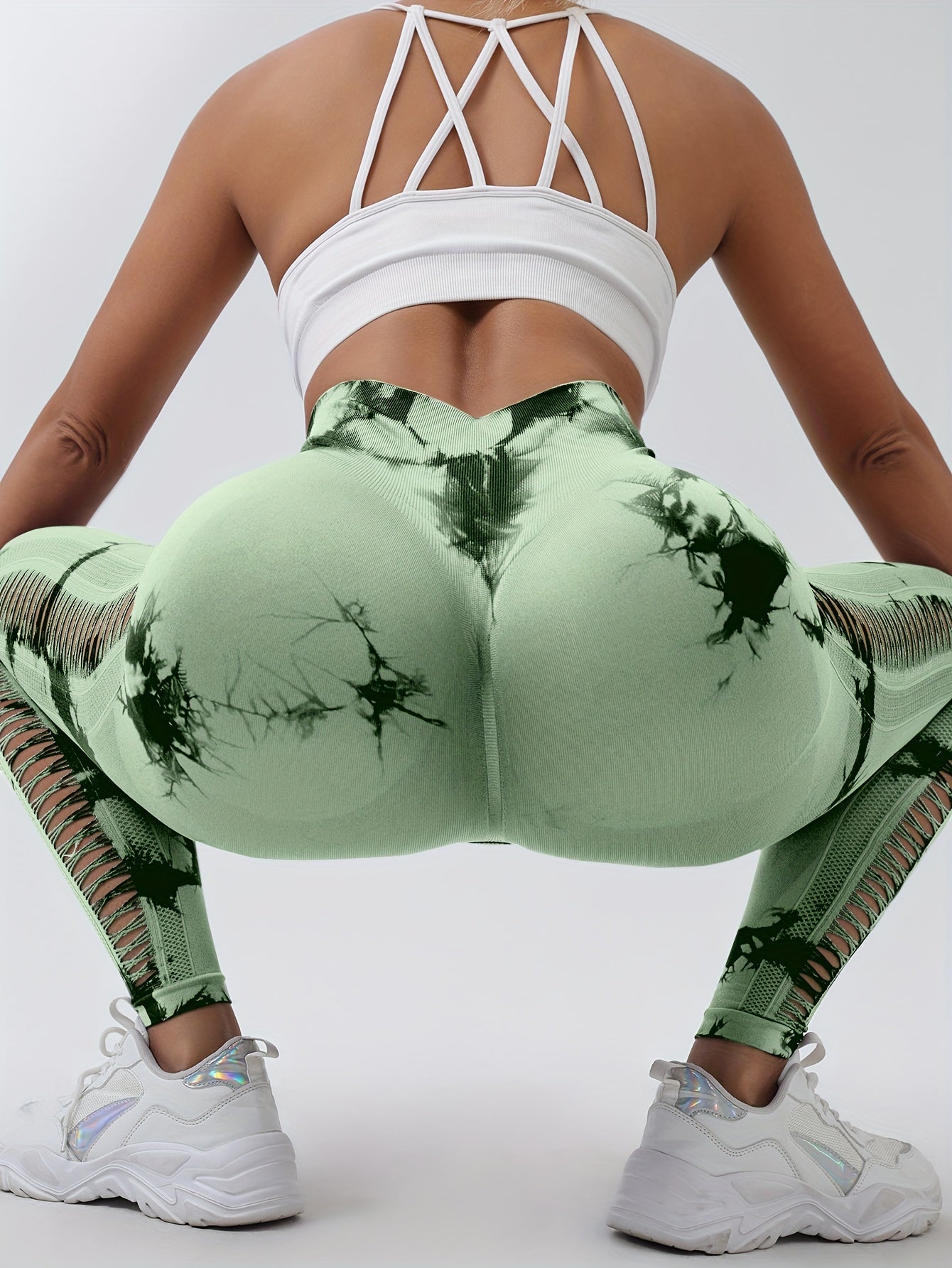 3pcs Women's High Waist Belly Control Yoga Pants
