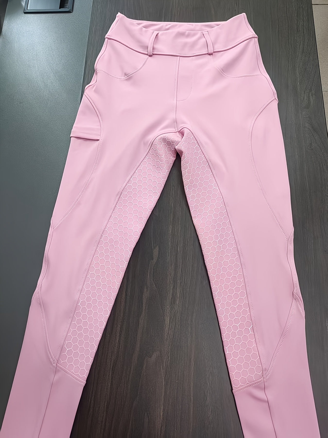 High Elastic Slim Fit Full Silicone Women Equestrian Pants
