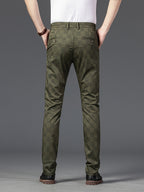 Men's Light Business Slim Casual Straight-leg Trousers