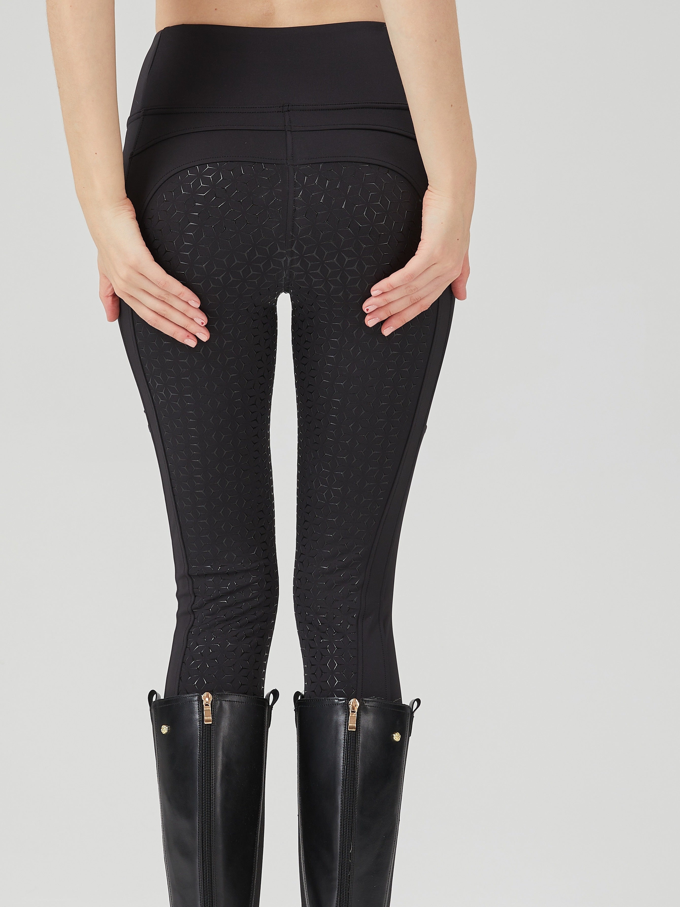 Silicone Equestrian Pants High Waist