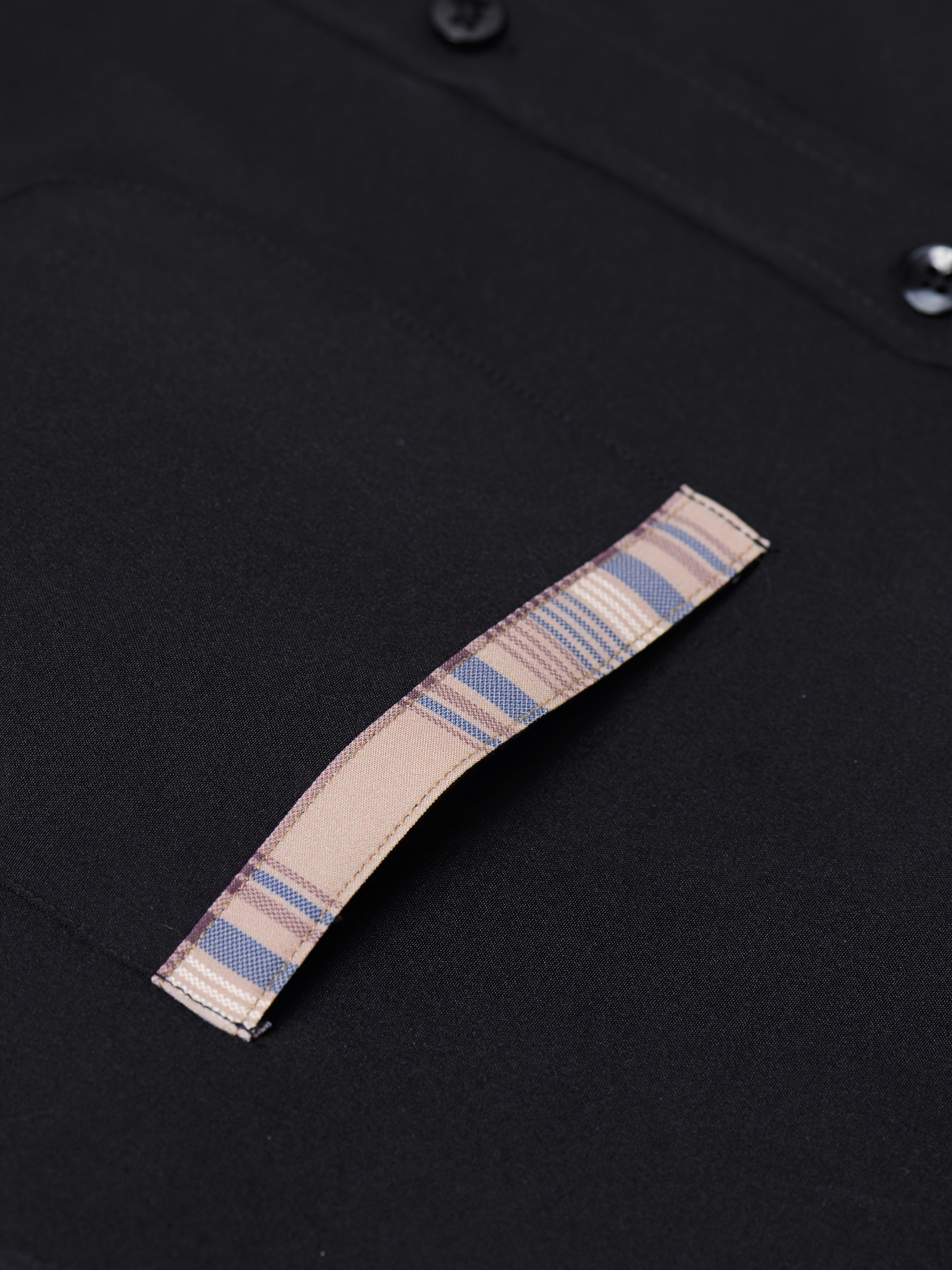 Men's Fashion Color Block Long Sleeve Casual Shirt