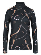 Women's High Elastic Slim Equestrian Top