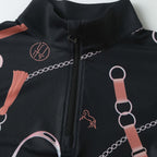 Women's High Elastic Slim Equestrian Top
