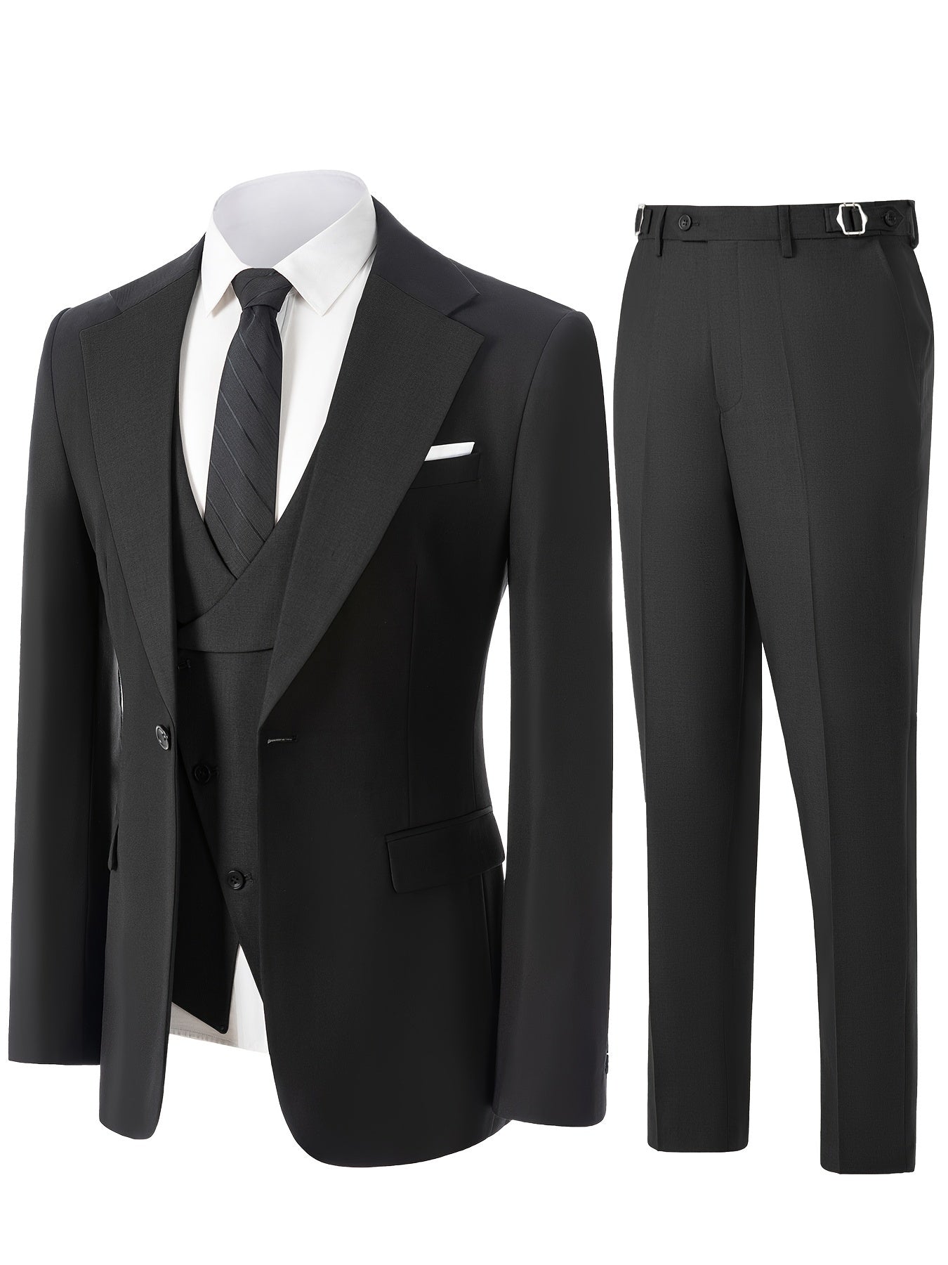 Men's 3pcs Suit for Groom And Best Man