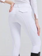 Equestrian Pants High Elastic Slim Fit Full Silicone Women's Riding Pants