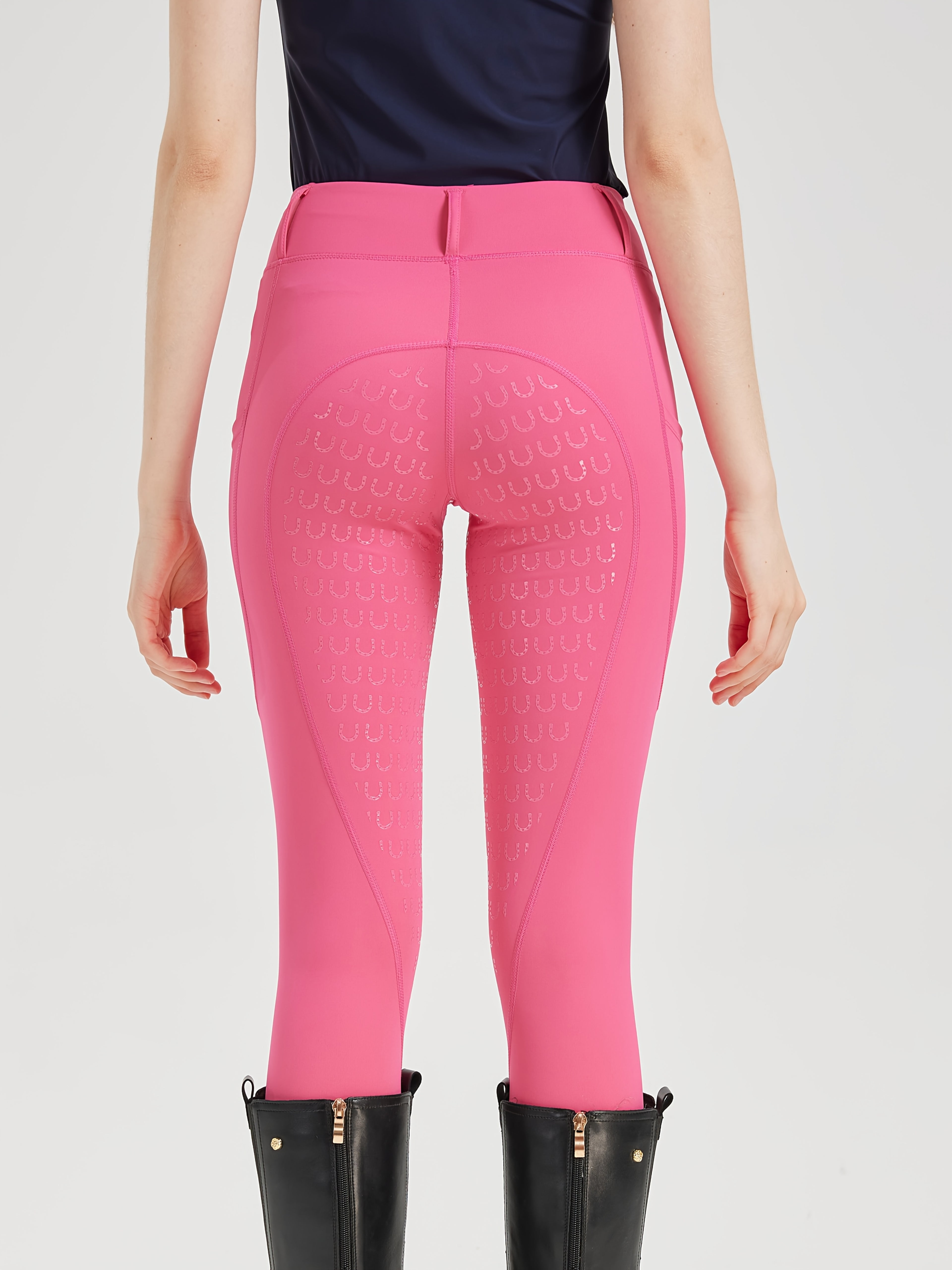 Professional Full Silicone Tight High Elastic Slim Equestrian Pants