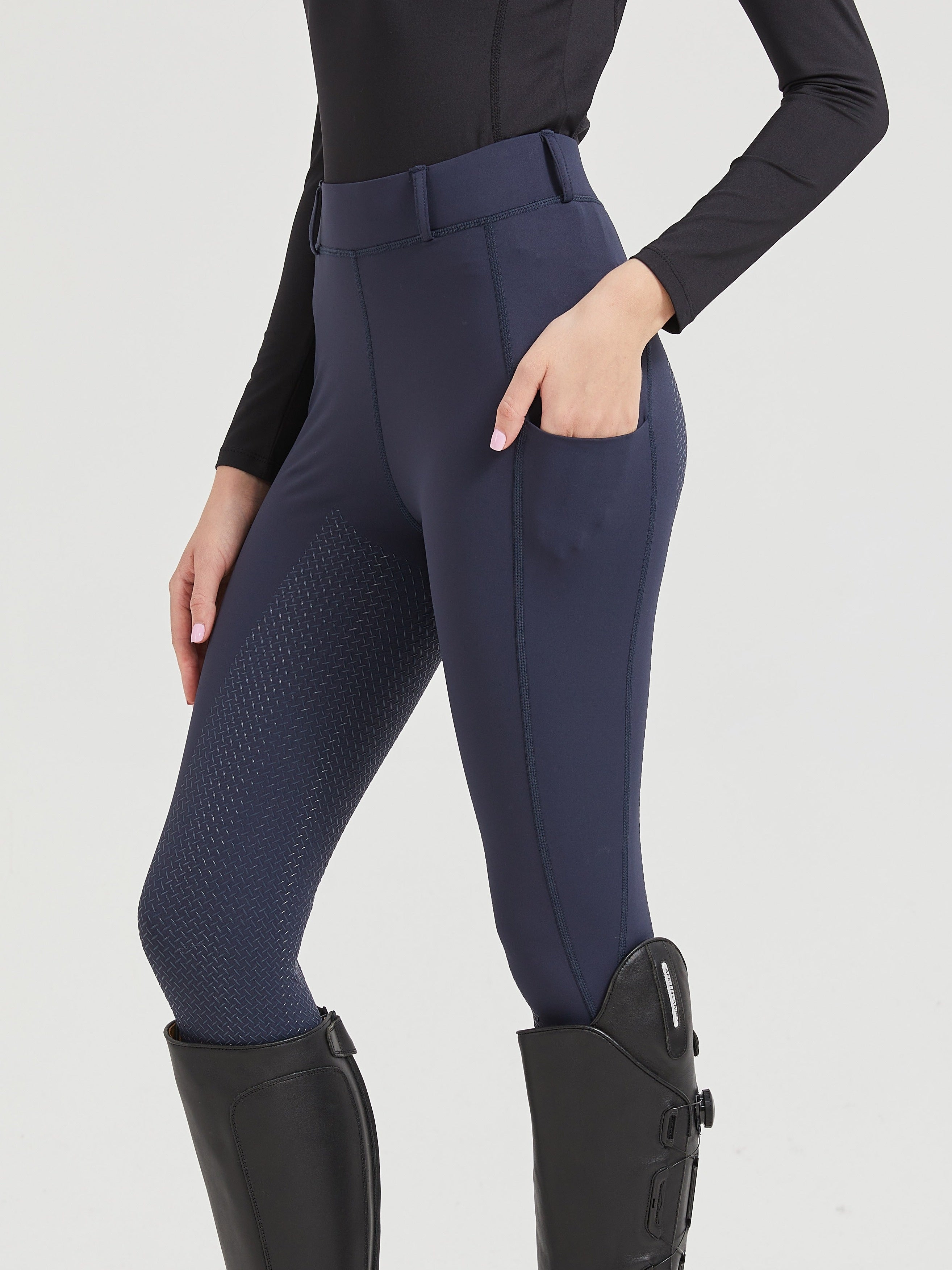 High-waisted Elastic and breathable riding pants