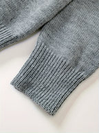 Men's Knitted Pairs Of Cardigan Sweater