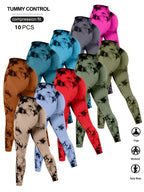 10pcs Women's High-Waisted Butt-Lifting Yoga Pants