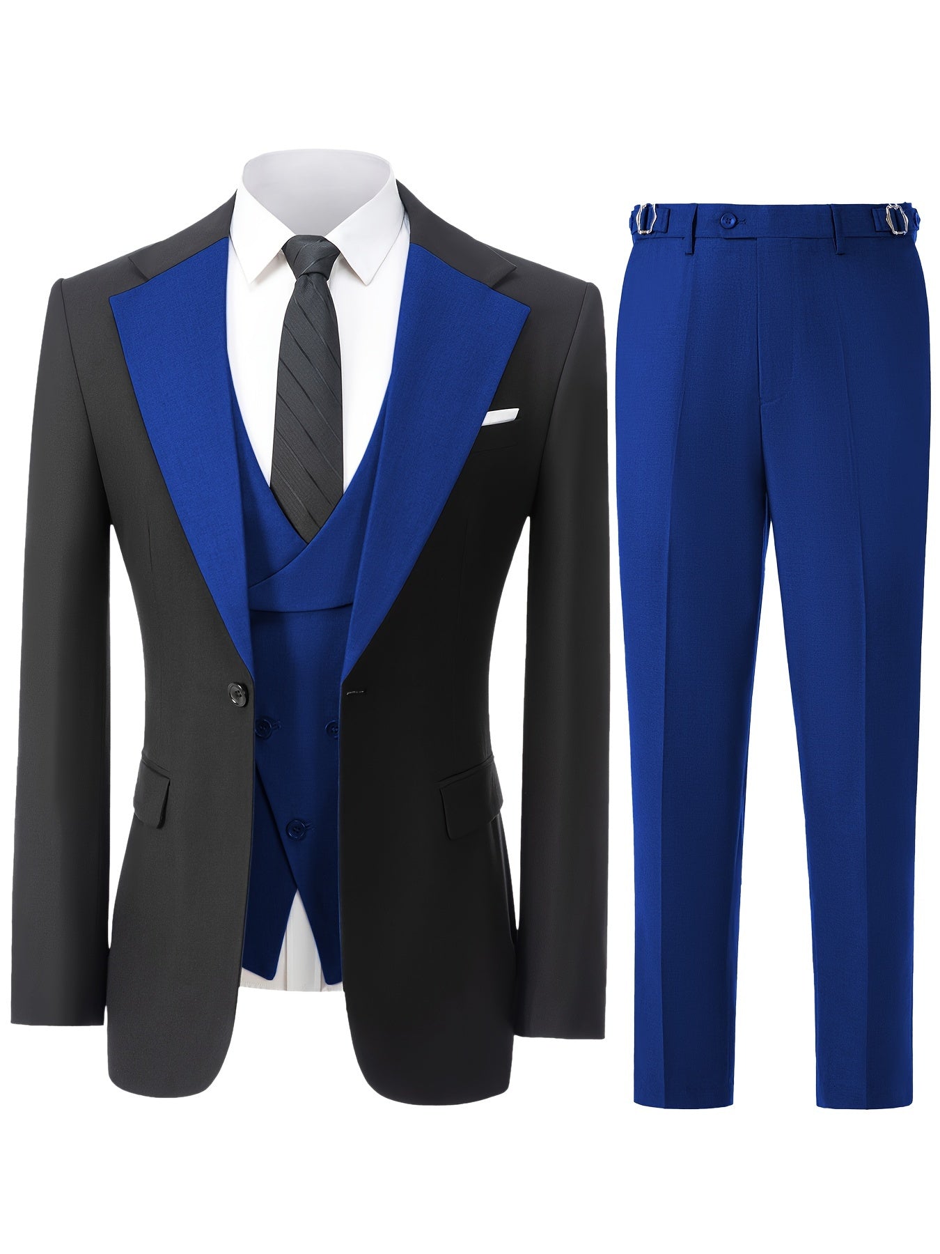 Men's 3pcs Suit for Groom And Best Man