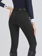 Professional Full Silicone Tight High Elastic Slim Equestrian Pants