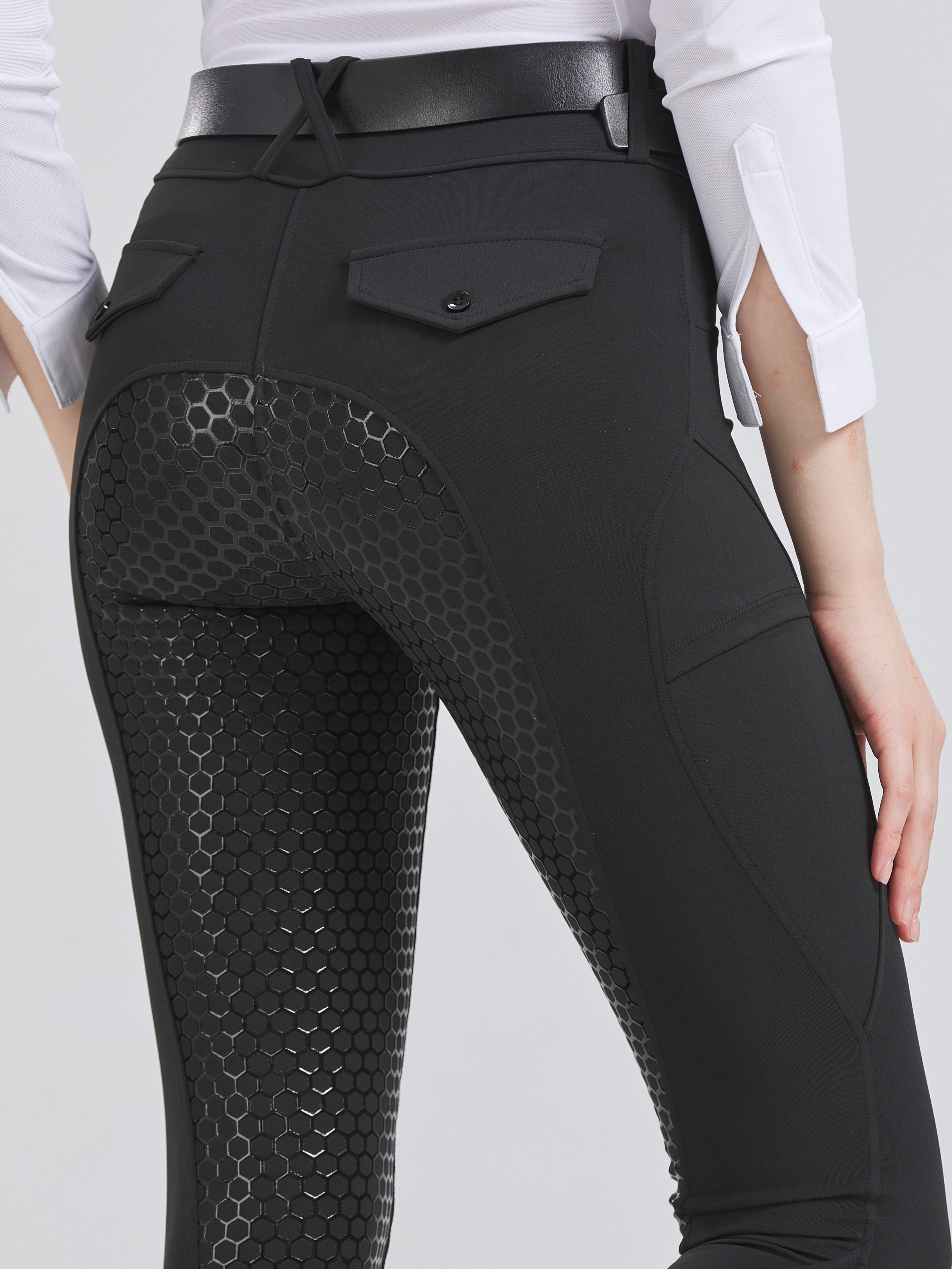 Equestrian Pants High Elastic Slim Fit Full Silicone Women's Riding Pants