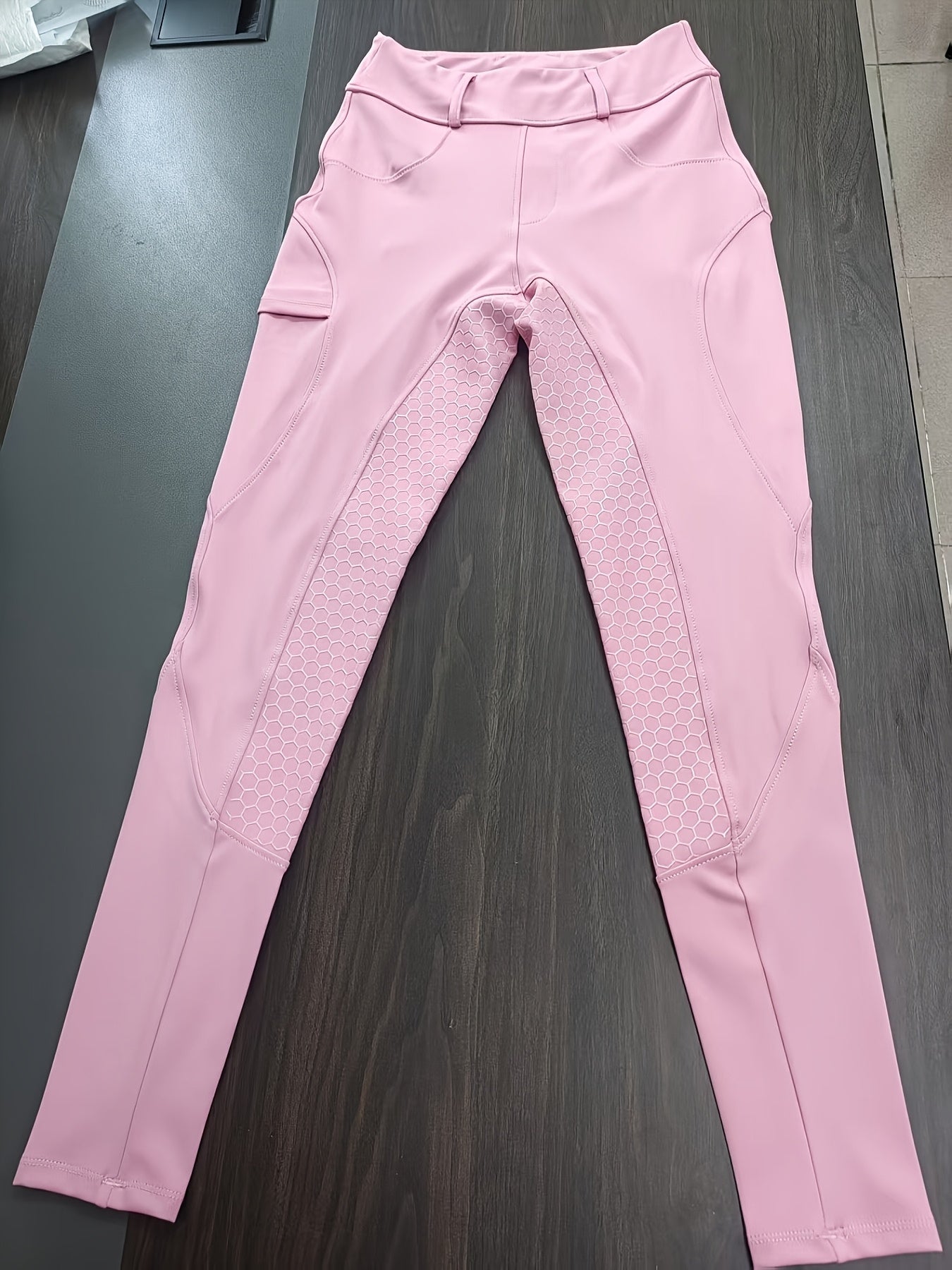 High Elastic Slim Fit Full Silicone Women Equestrian Pants