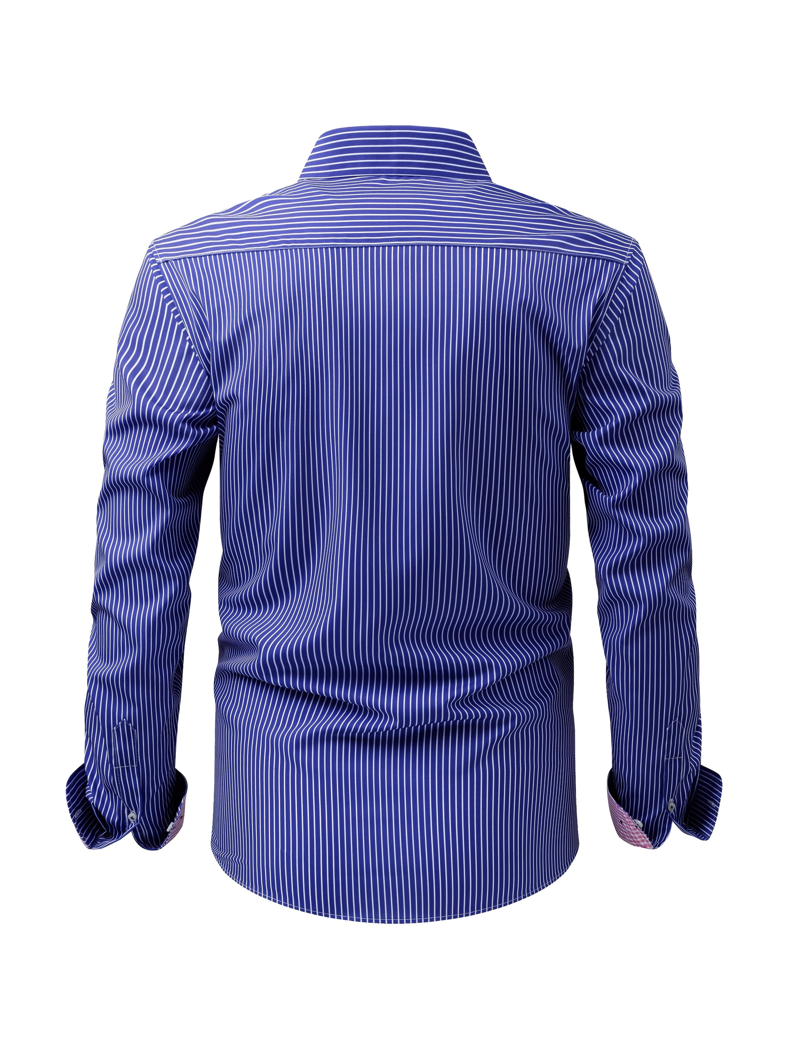 Men's Long Sleeve Shirt with Retro Plaid