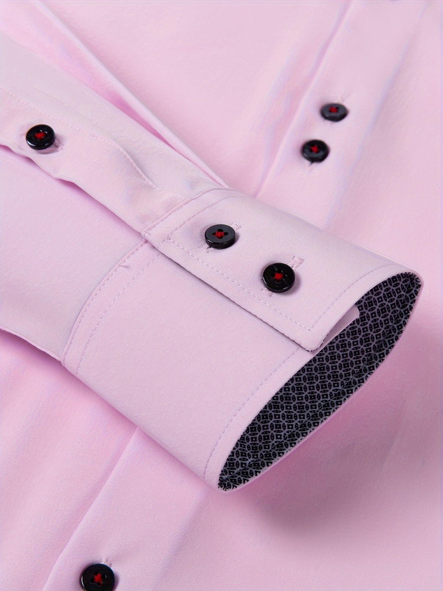 Men's Stylish  Long Sleeve Button-Up Shirt