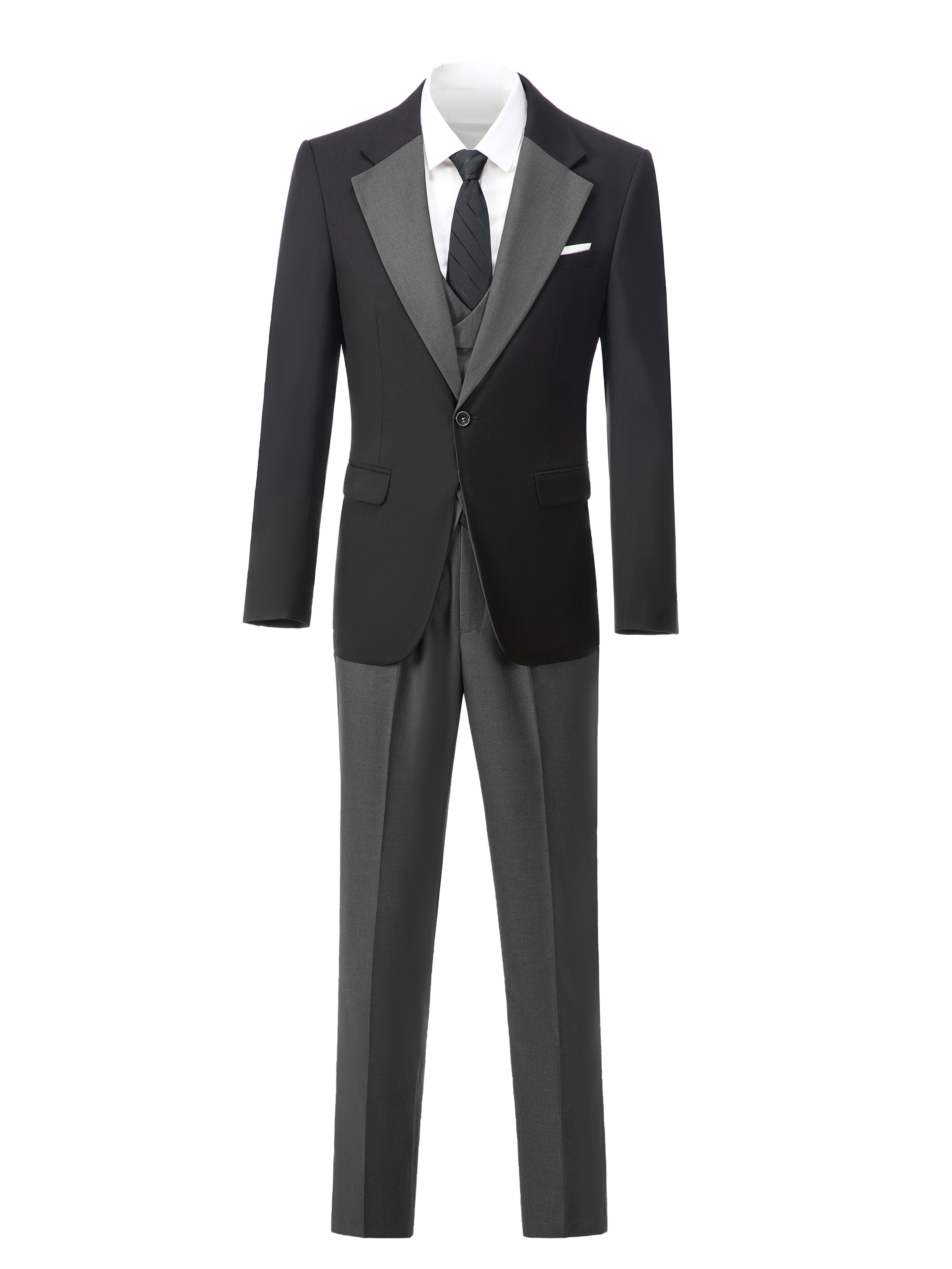 Men's 3pcs Suit for Groom And Best Man