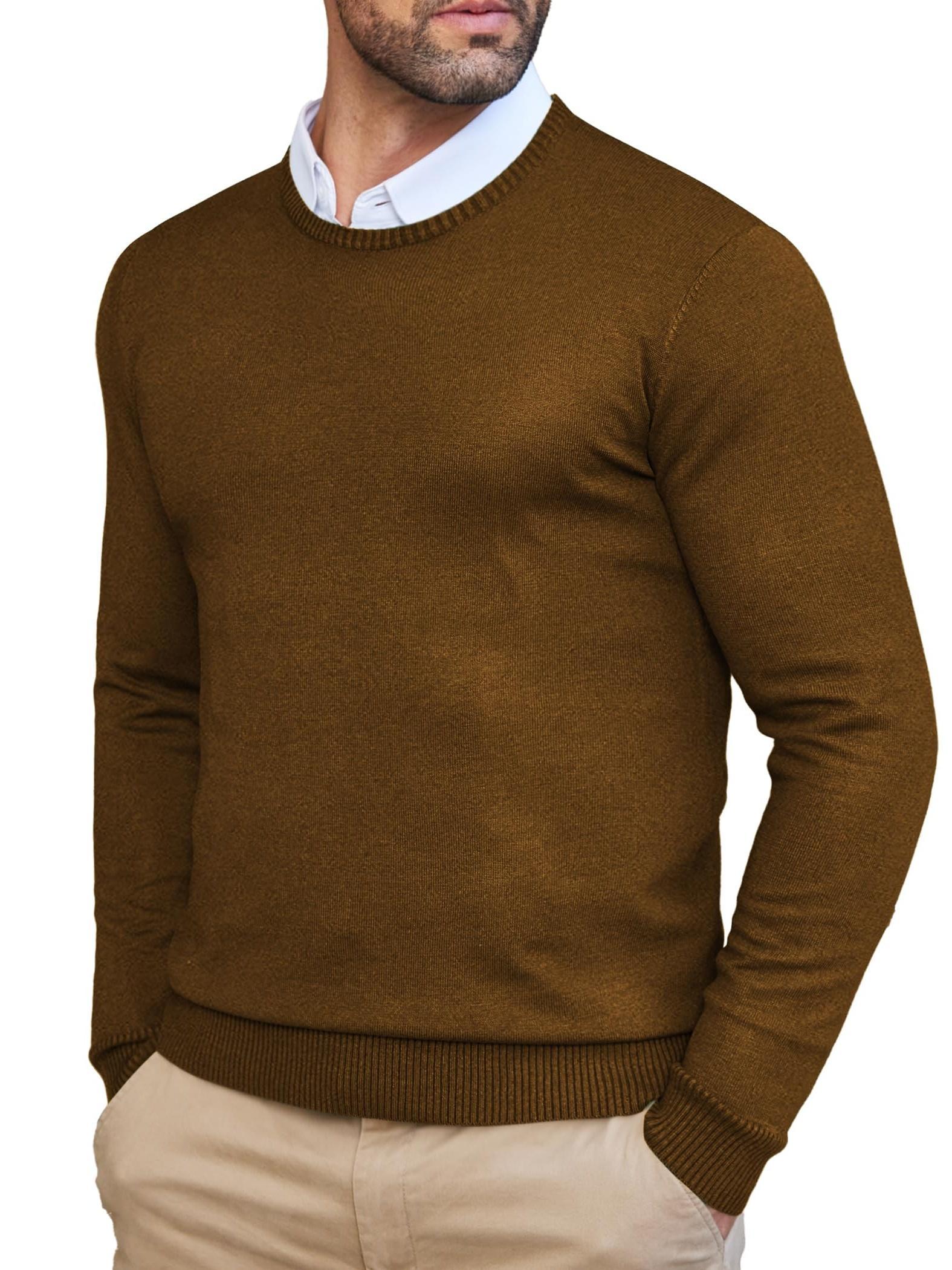 Men's Slim Fit Crew Neck Sweater