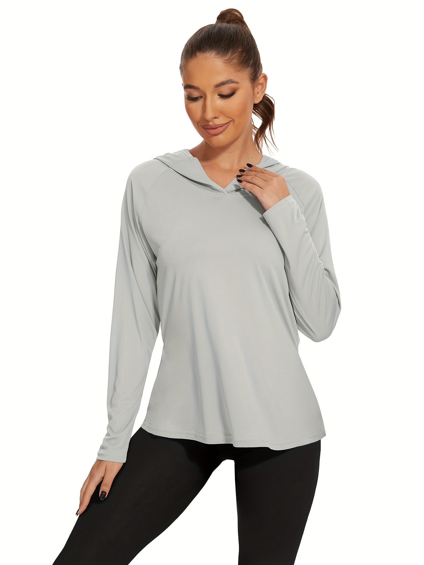 4PCS of women's spring and summer sun protection long sleeves T Shirt