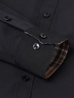 Men's Fashion Color Block Long Sleeve Casual Shirt