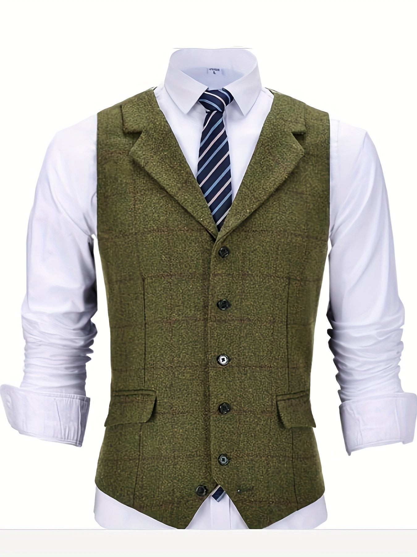 Vintage Western Tweed Vest