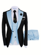 Men's 3pcs Suit for Groom And Best Man