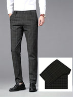 Men's Lightweight Checkered Dress Pants