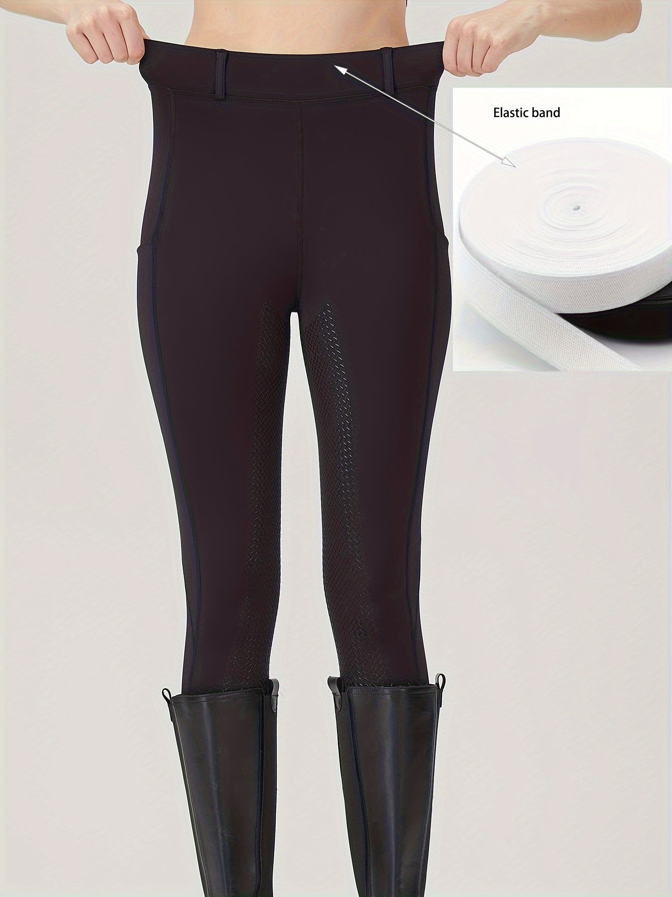 High-waisted Elastic and breathable riding pants