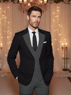 Men's 3pcs Suit for Groom And Best Man