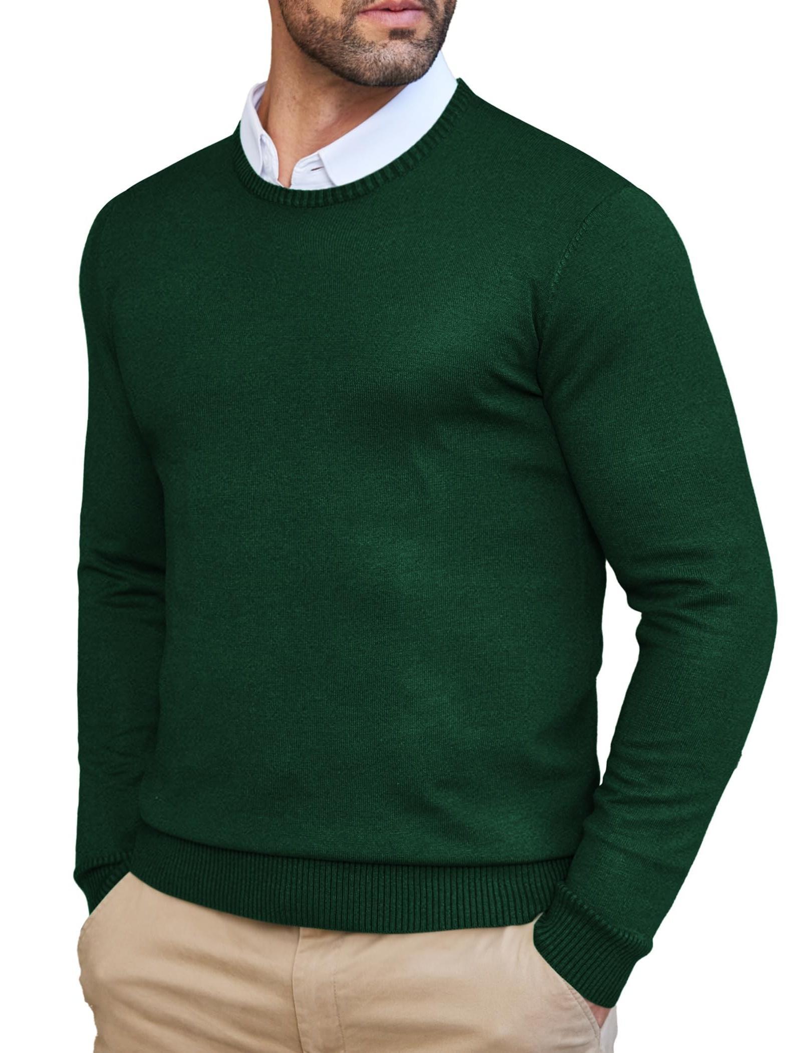 Men's Slim Fit Crew Neck Sweater