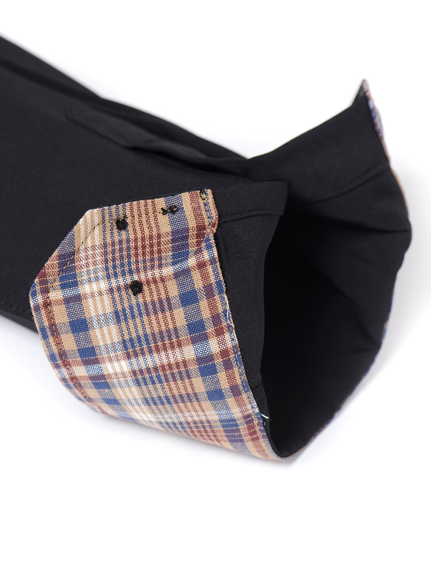 Men's Fashion Color Block Long Sleeve Casual Shirt