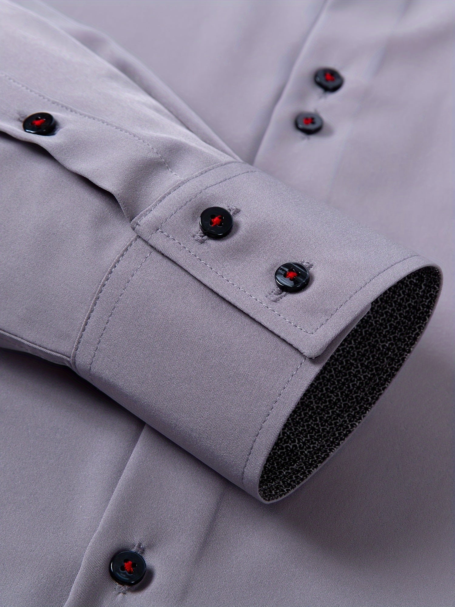 Men's Stylish  Long Sleeve Button-Up Shirt
