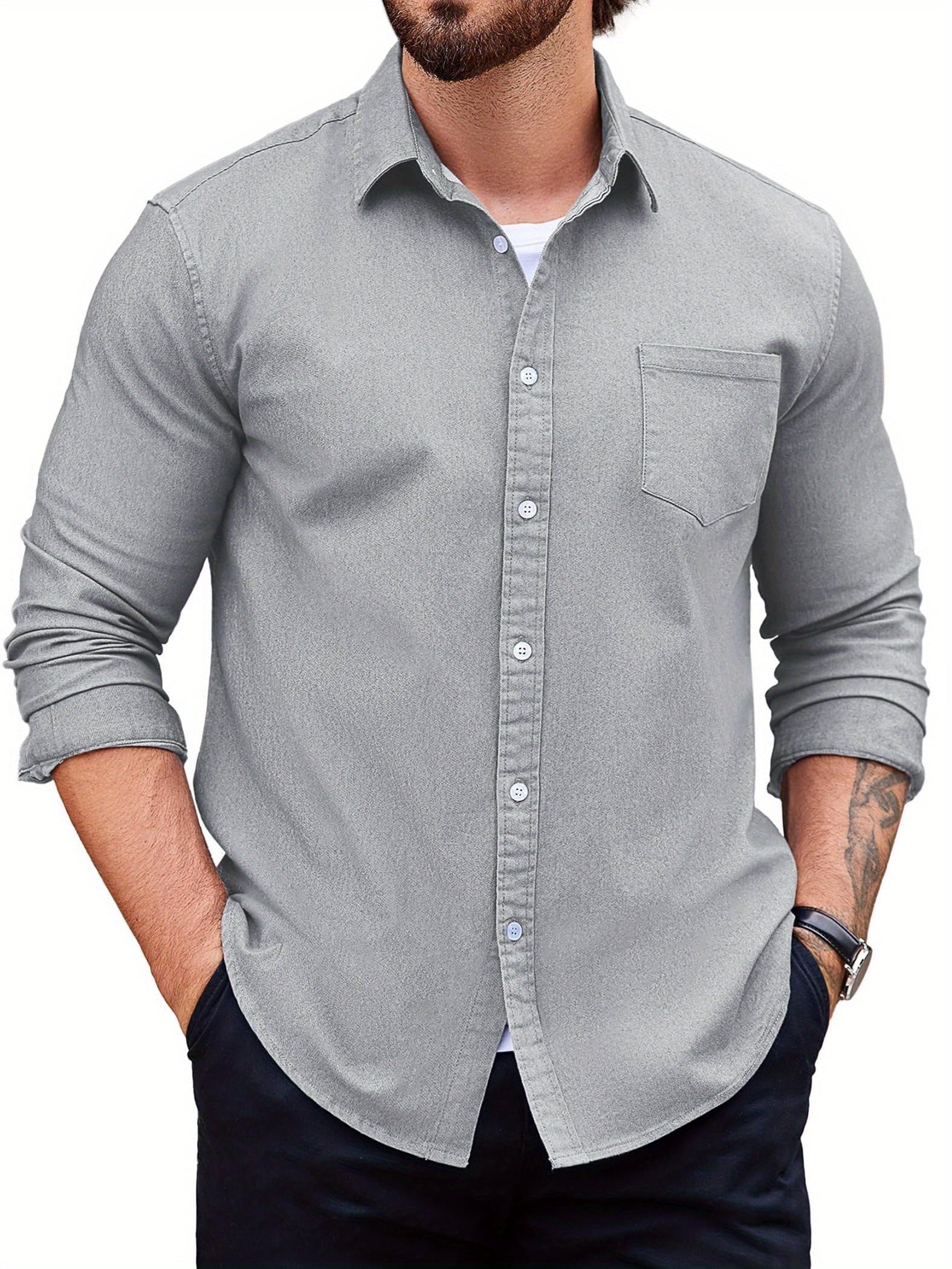 Men's Denim Shirt