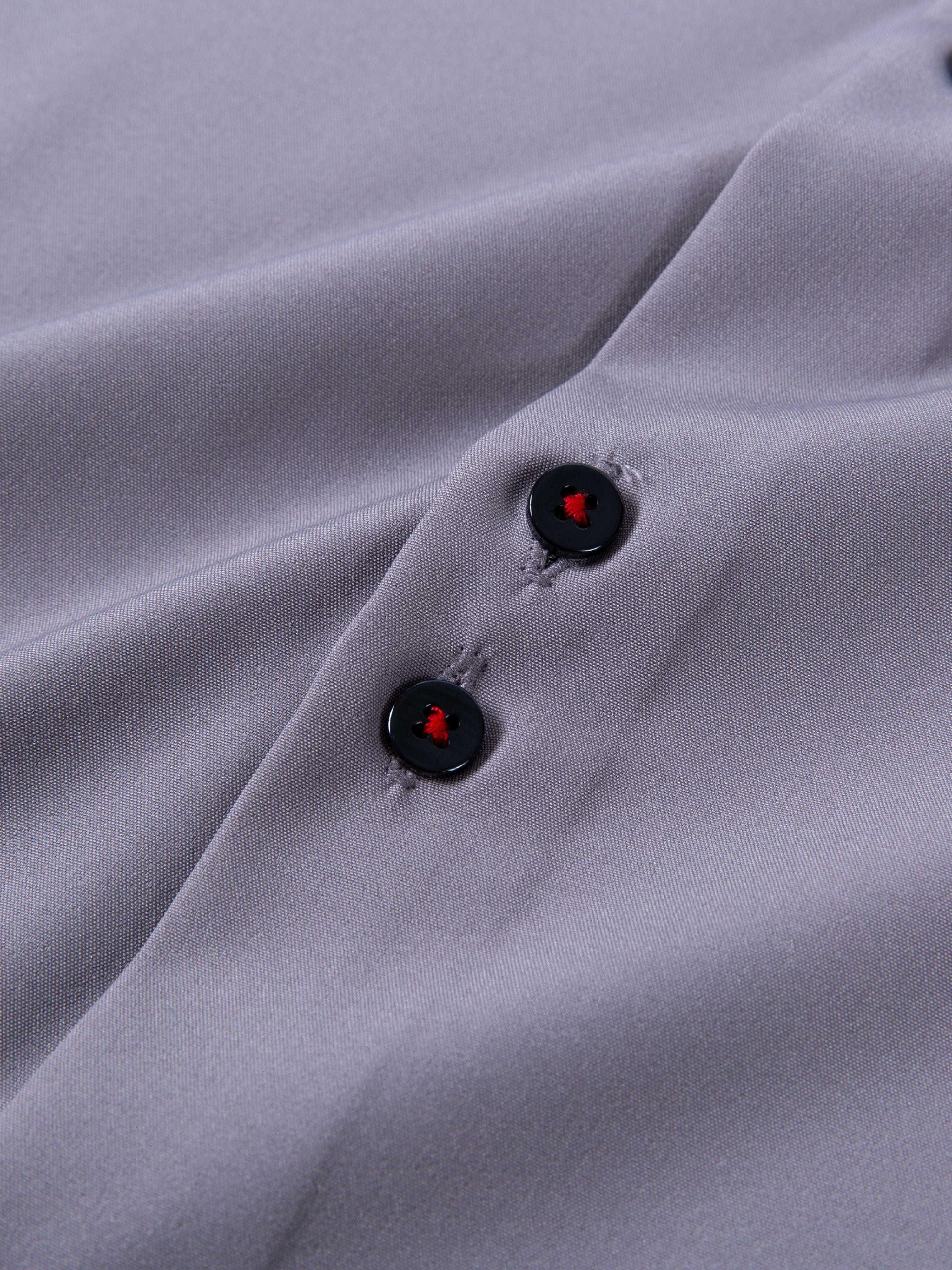 Men's Stylish  Long Sleeve Button-Up Shirt