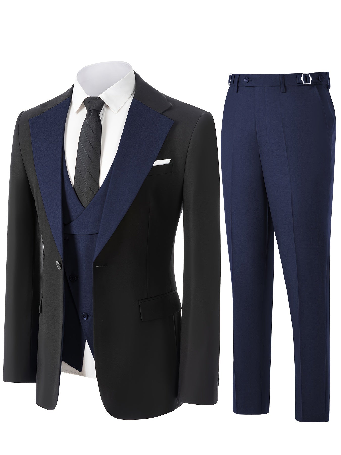 Men's 3pcs Suit for Groom And Best Man