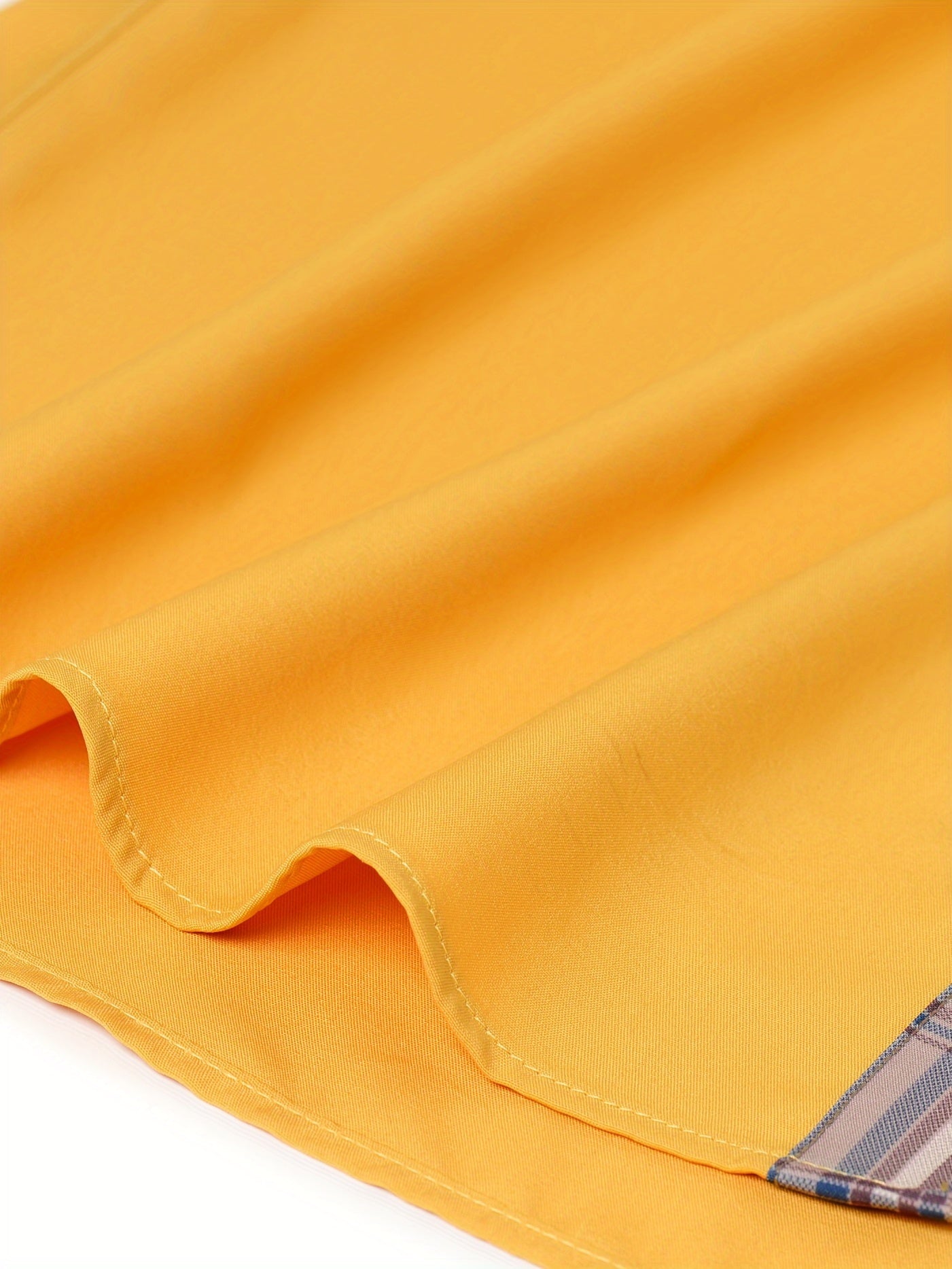 Men's Fashion Color Block Long Sleeve Casual Shirt
