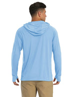 Men's Summer UPF 50+Long Sleeve Round Neck Sun Protection Pullover