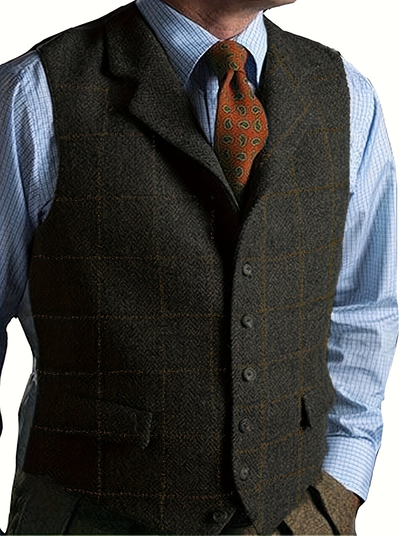 Vintage Tweed Vest