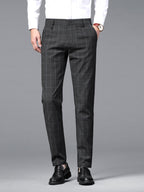 Men's Lightweight Checkered Dress Pants
