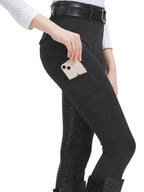Equestrian Pants High Elastic Slim Fit Full Silicone Women's Riding Pants