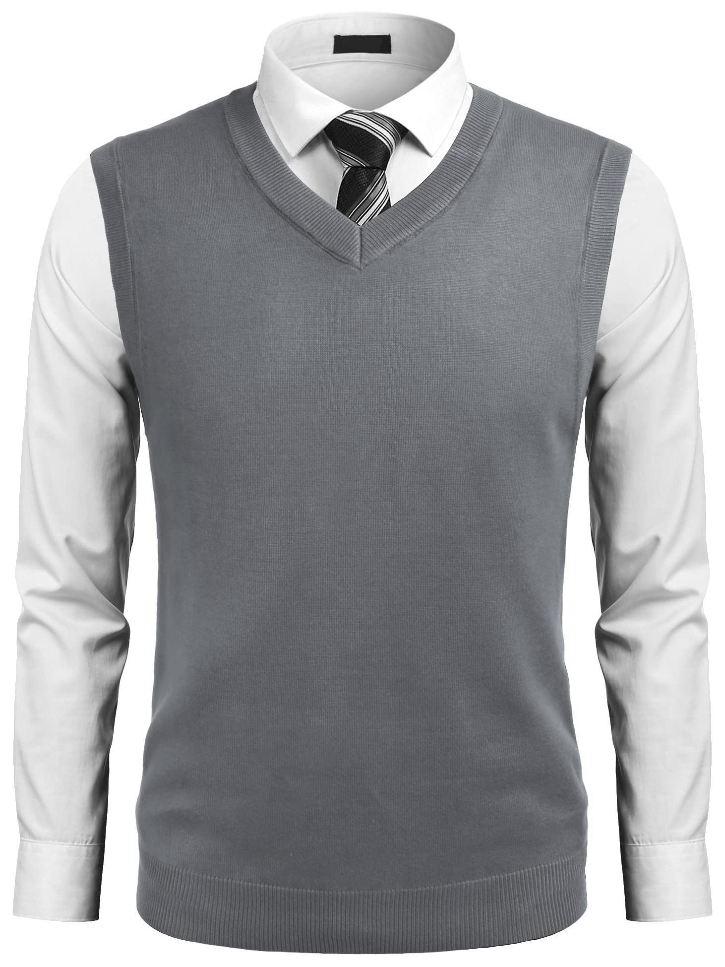 Slim Fit Argyle Sweater Vest