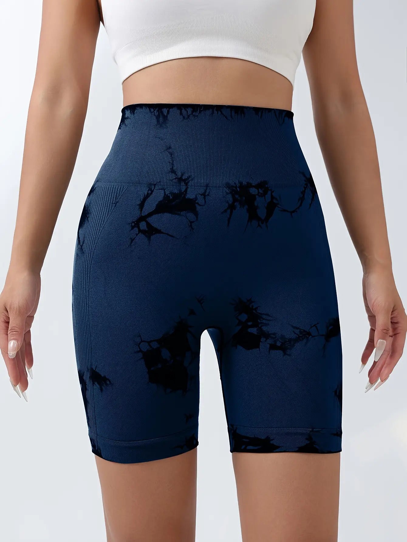 4pcs Women's Tie-Dye Sports Shorts